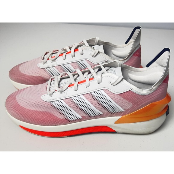 Adidas Boost Shoes Mens Size 13 Pink White Mesh Running Sneakers HP5974 main image 6